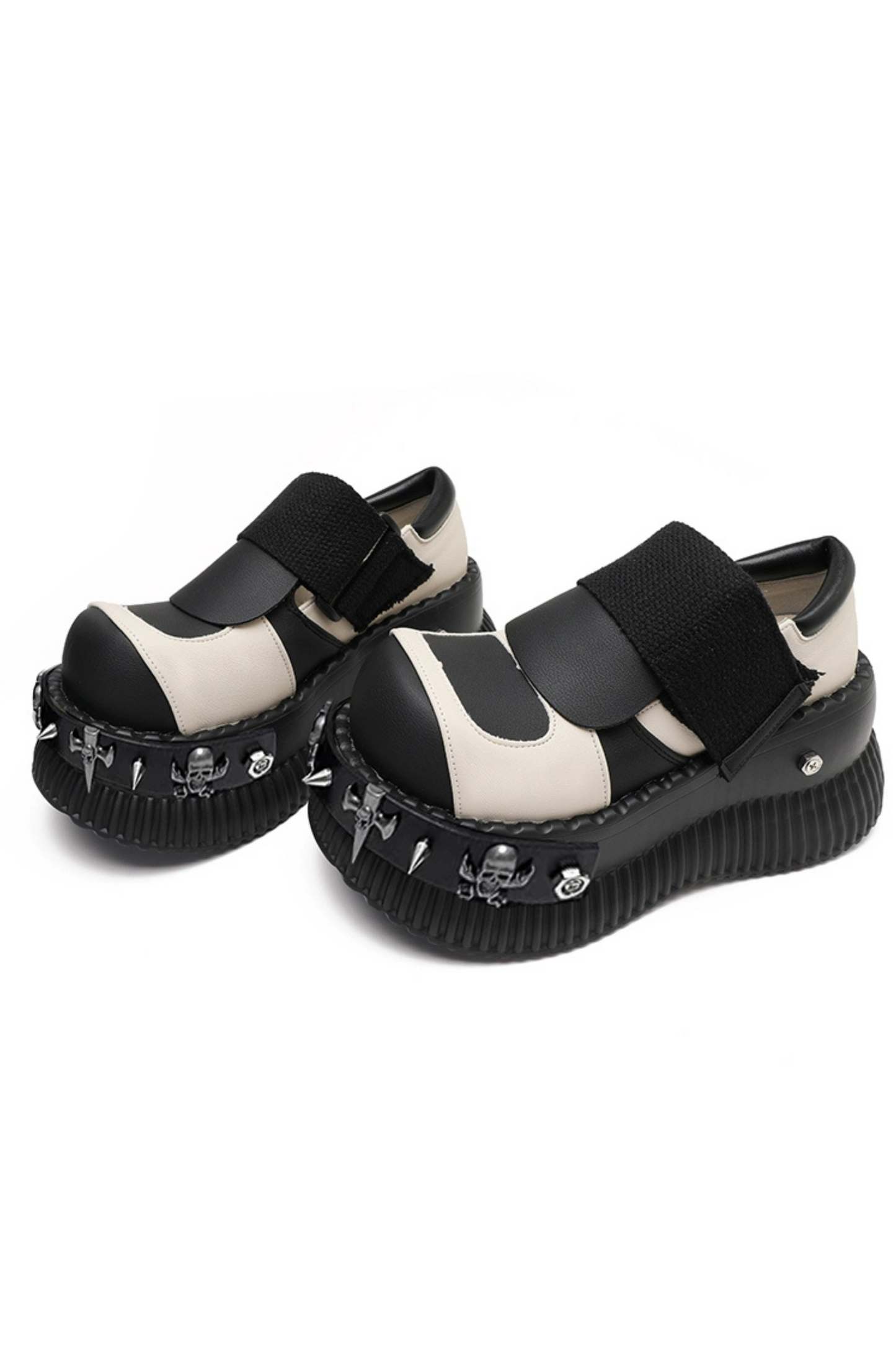 Metal Dark Platform Shoes