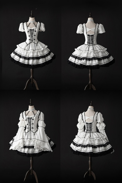 Gothic Witch Lolita Dress Set Full Set