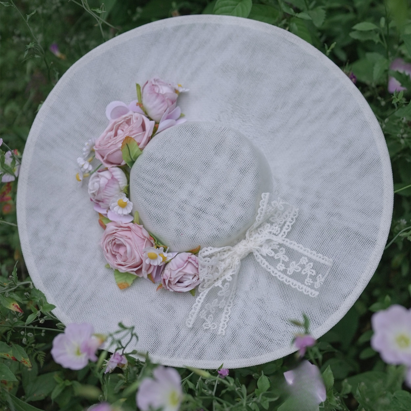 [pre-order Deadline: July 4] Monet Garden Oil Handle Classical Series Hat + Hand Sleeves + Rose Circle