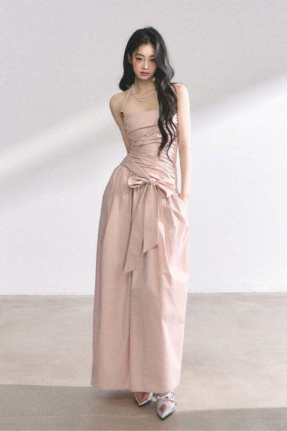 Halter Neck Long Dress