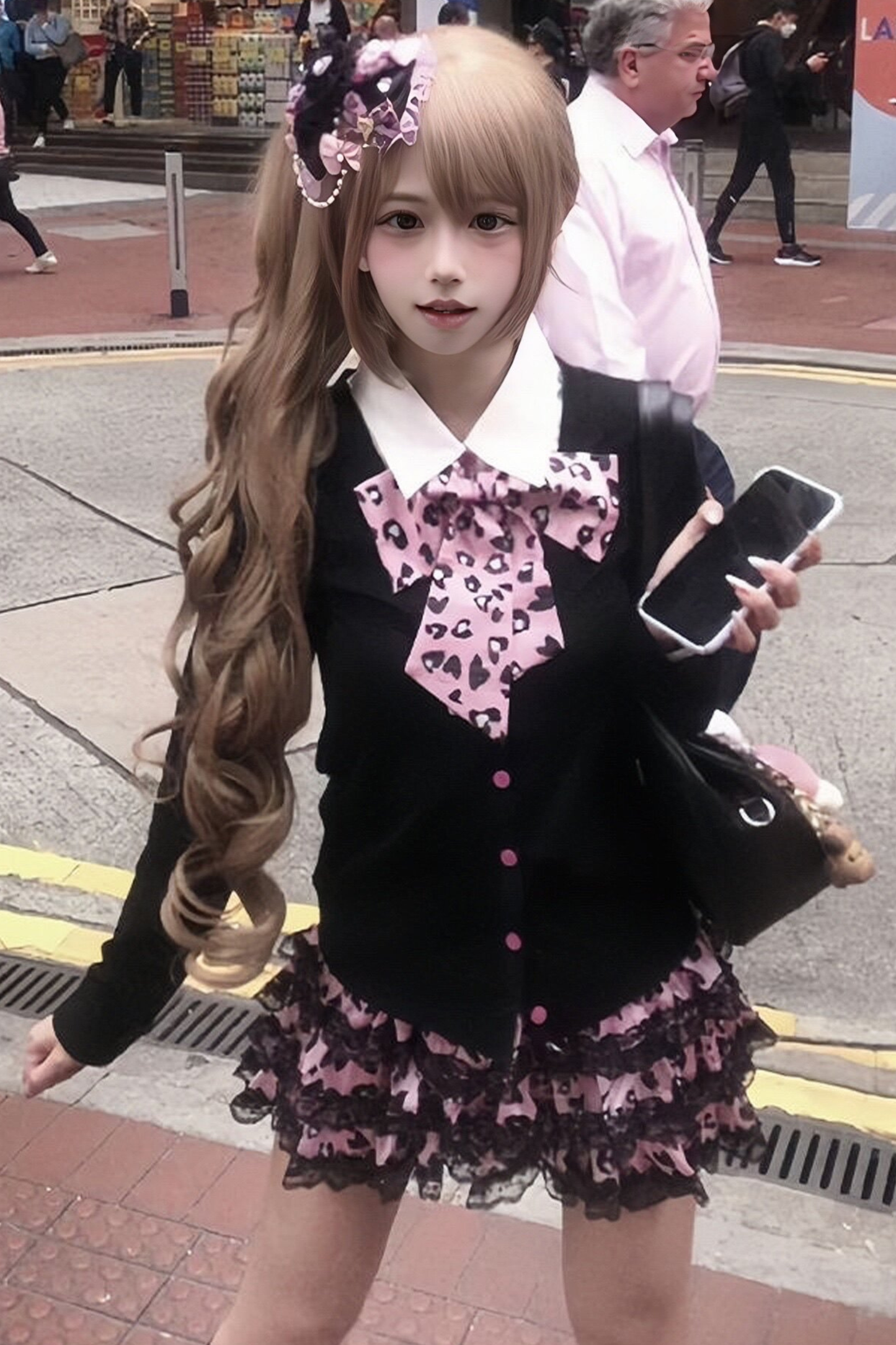 Pink Leopard Skirt + Top