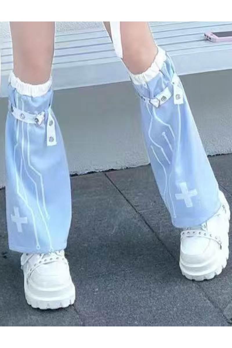 Aqua Angelic Subculture Hoodie Jacket + Pants + Leg Cover