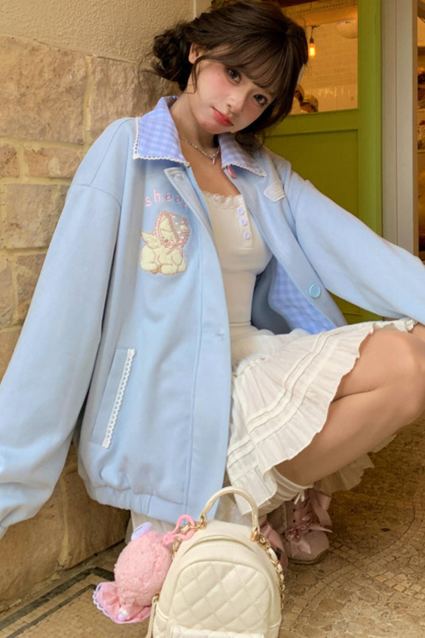 Check Patchwork Jacket
