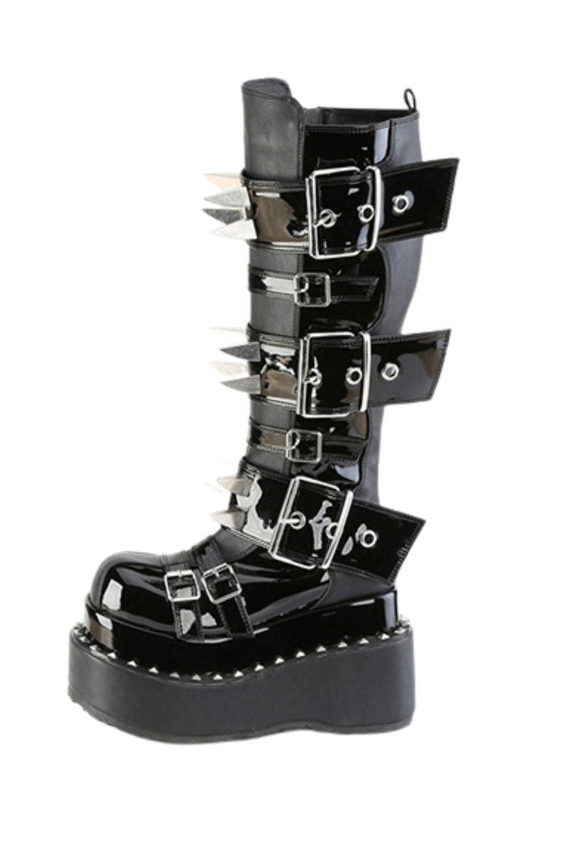 Dark Punk Long Boots