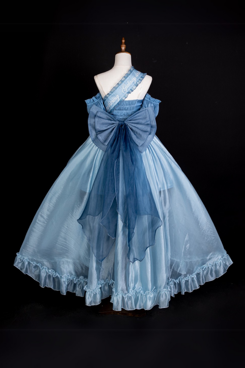 [pre-order] Blue Swing Fairy Puffy Dress + Sleeve + Ribbon