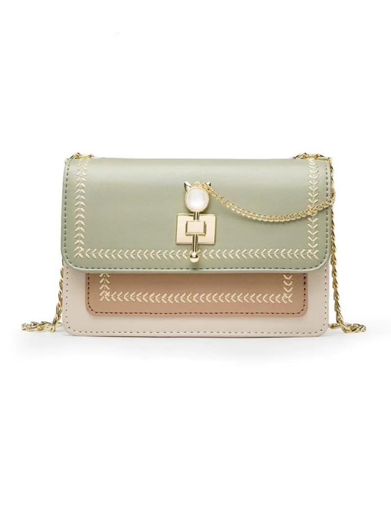 Embroidery Chain Shoulder Bag