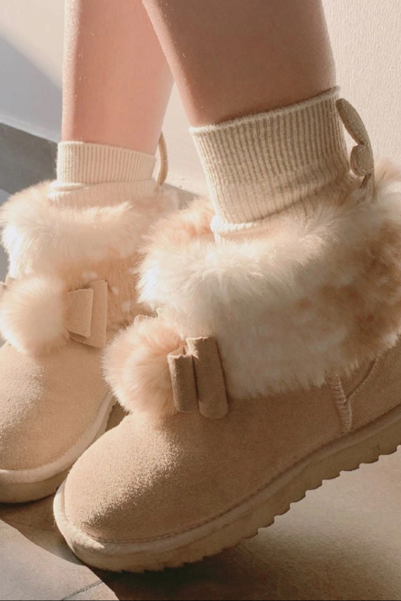 Animal Lolita Fur Boots