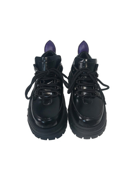 Lace-up Dark Night Power Sole Sneaker