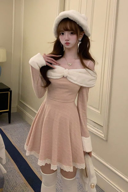Sweet Off-shoulder Dress