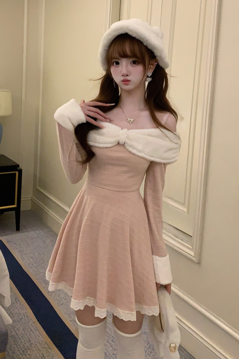 Sweet Off-shoulder Dress