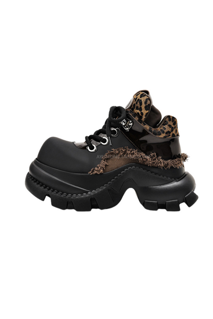 Leopard Y2k Chunky Sneakers