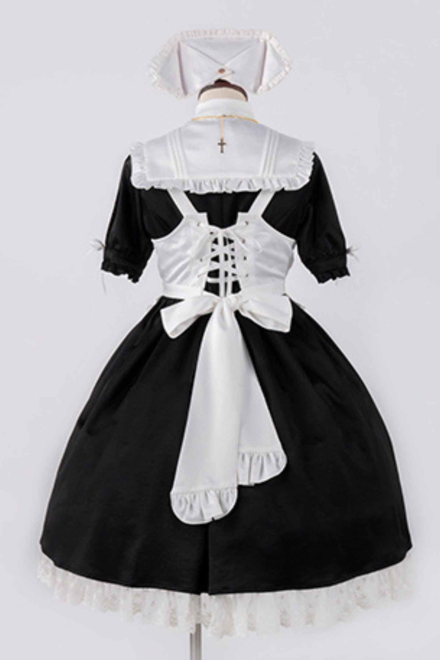 Lantern Angel Maid Lolita Dress + Apron + Detachable Collar