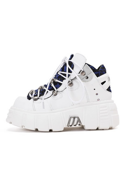 White Leopard Cool & Dark Power Sole Sneakers