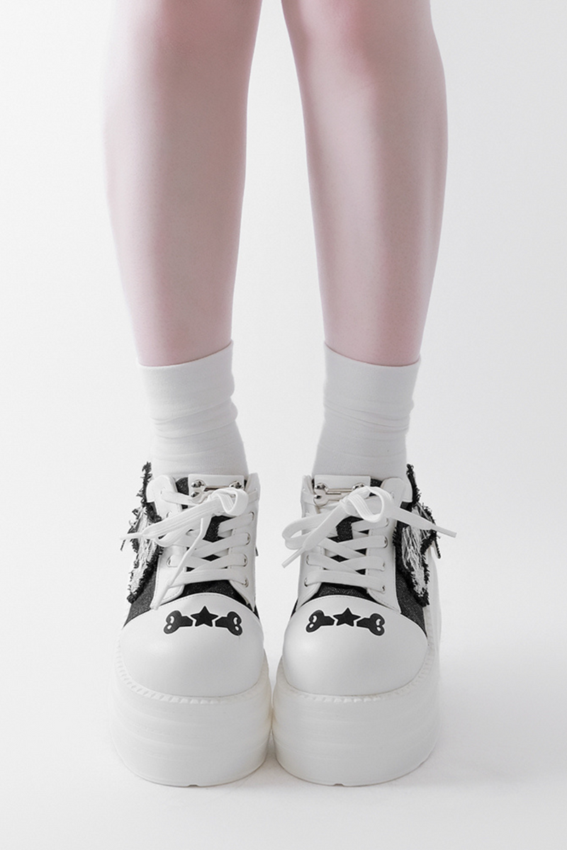 Rock and Roll Subculture Platform Sneakers