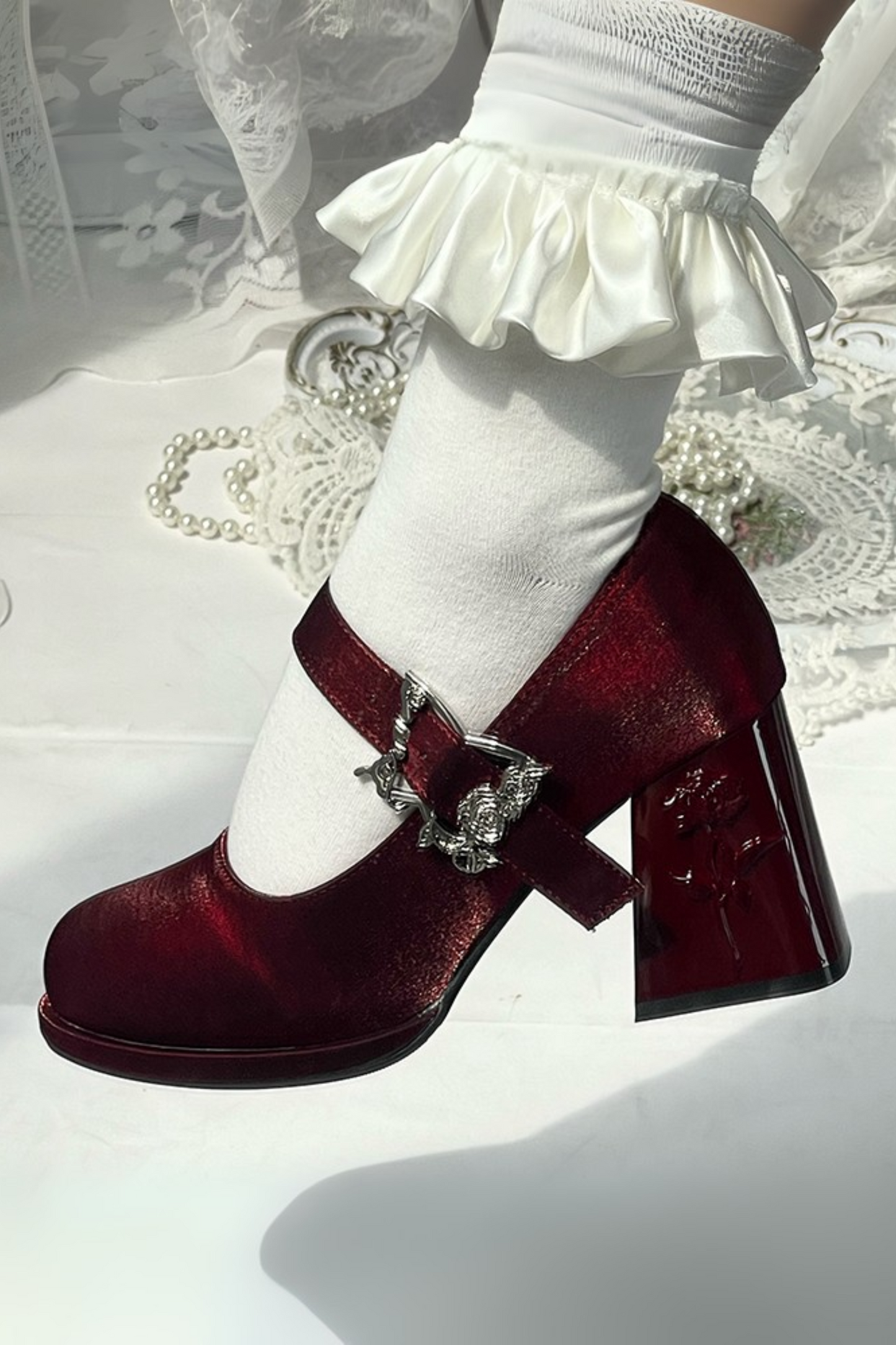 Floating Dreamland Platform Block Heel