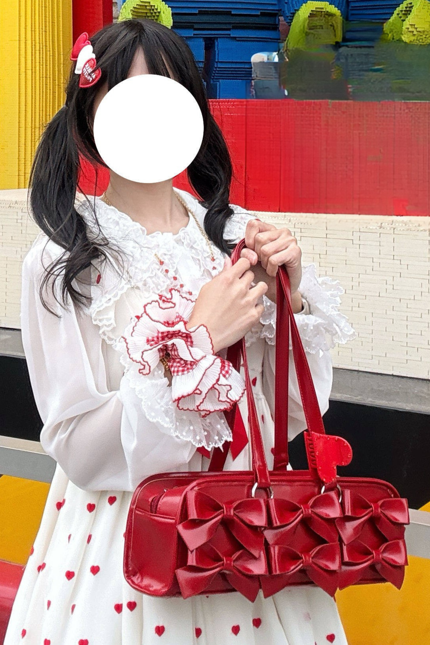 Sweet Dream Ribbon Baguette Bag