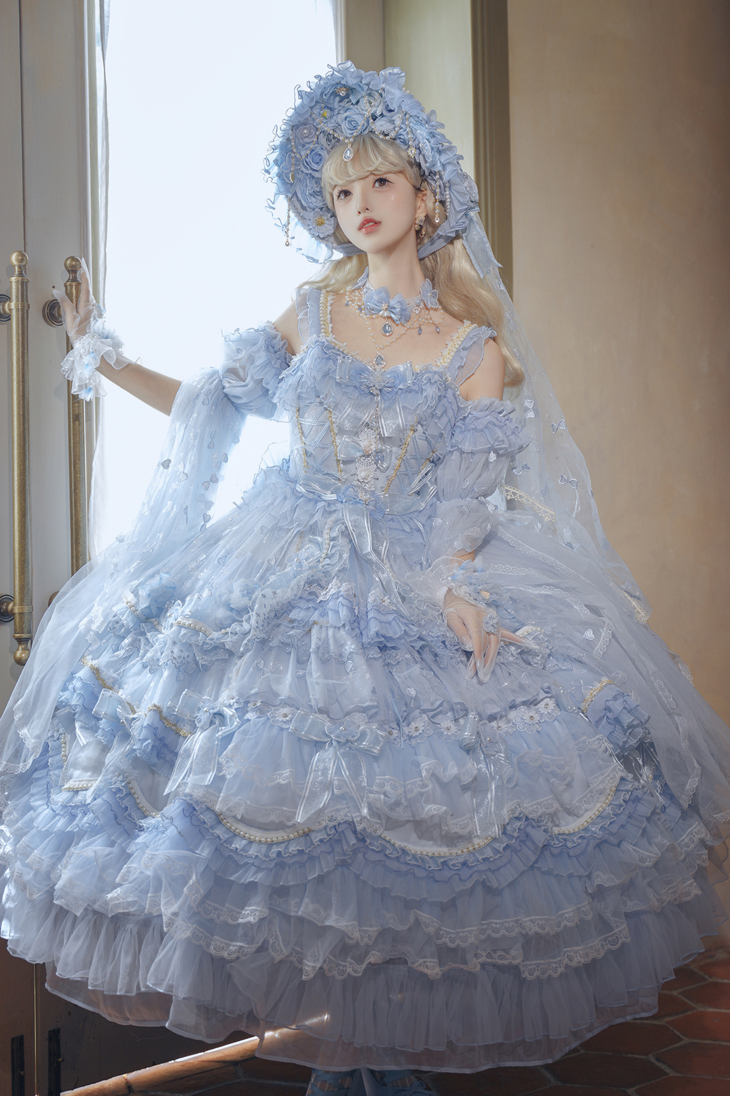 Ice Blue Princess Medium Lolita Dress