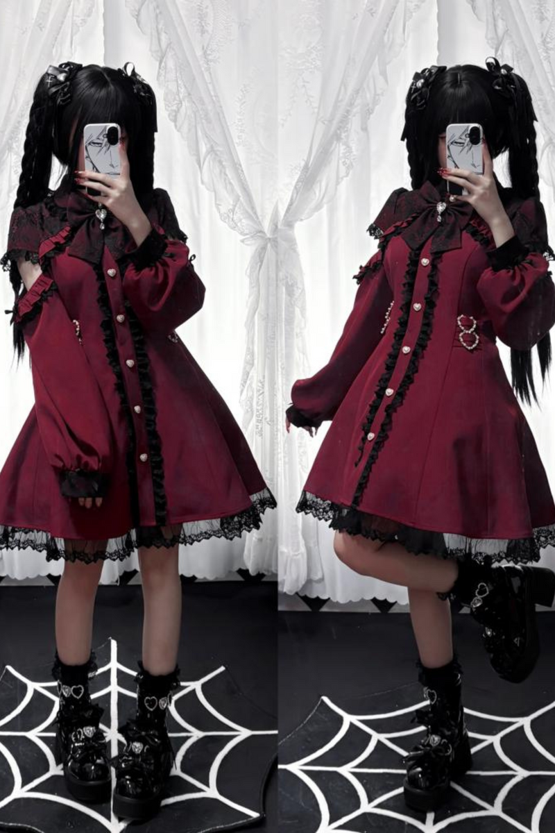 [pre-order] Jirai Ribbon Off-shoulder Dress