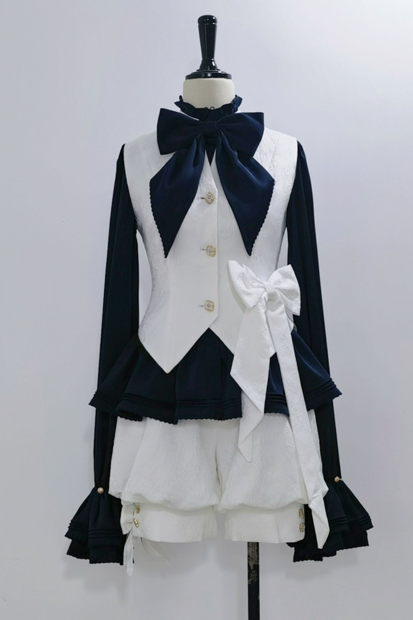Retro Prince Ribbon Shirt