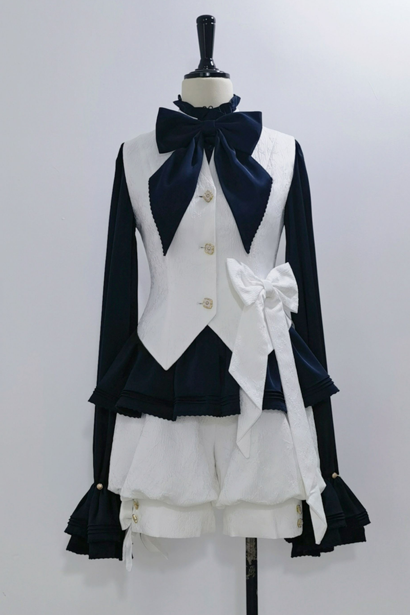 Retro Prince Ribbon Shirt