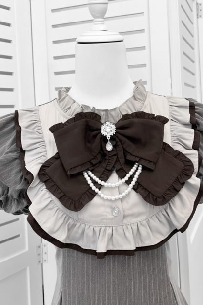 Ribbon Jirai Dark Subculture Dress