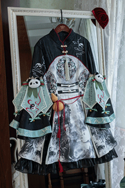 [pre-order] Bamboo Chinese-style Panda Dress Suit