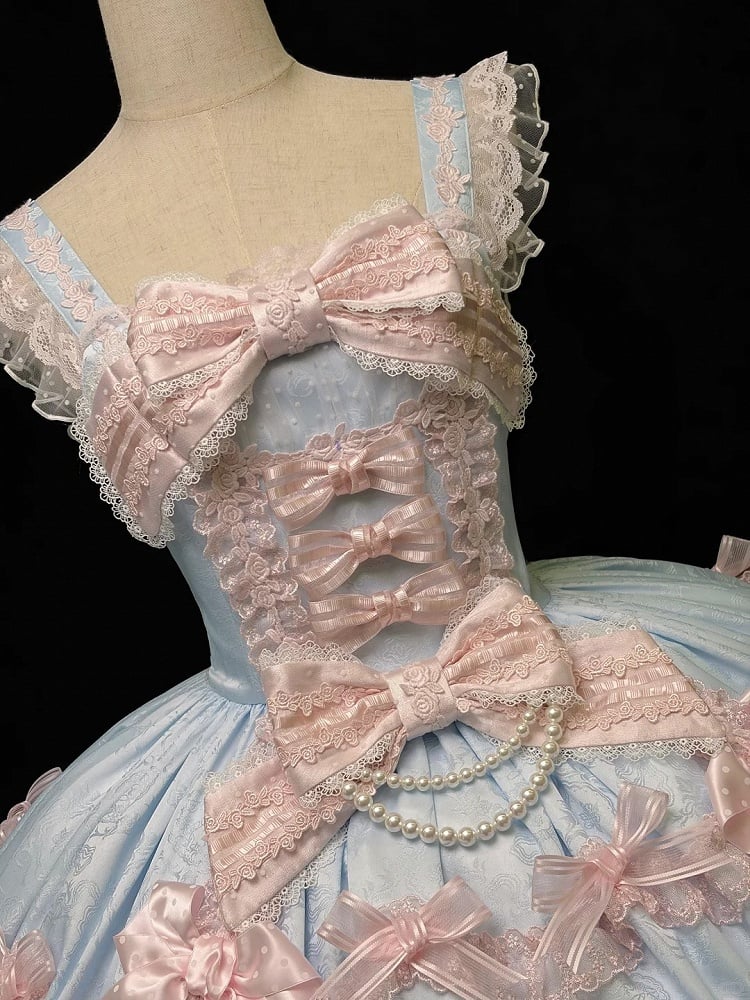 [pre-order Deadline: April 3] Pure Sweet Rose Fantasy Tiered Lolita Dress