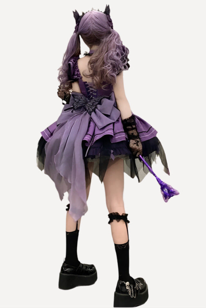 Magic Wand Butterfly Fairy Dress + Full Set + Accessories