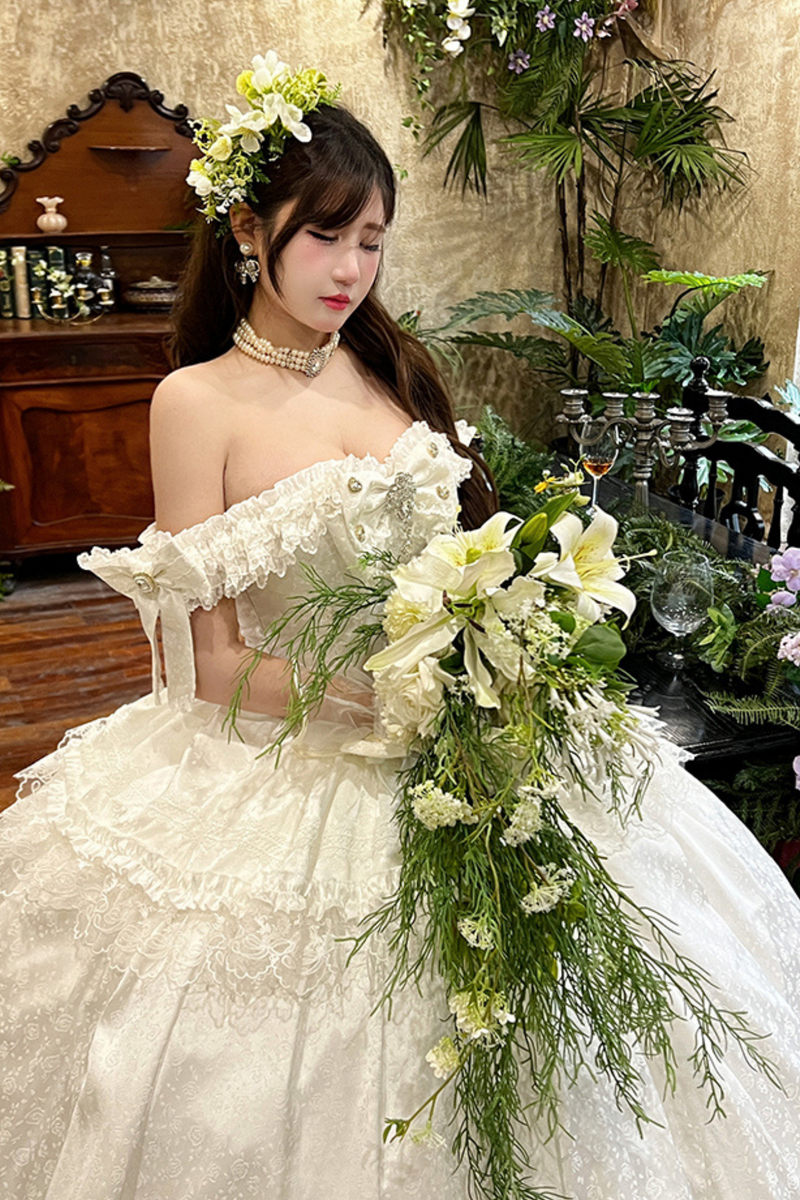 Off-shoulder Sweet Clara Lolita Dress