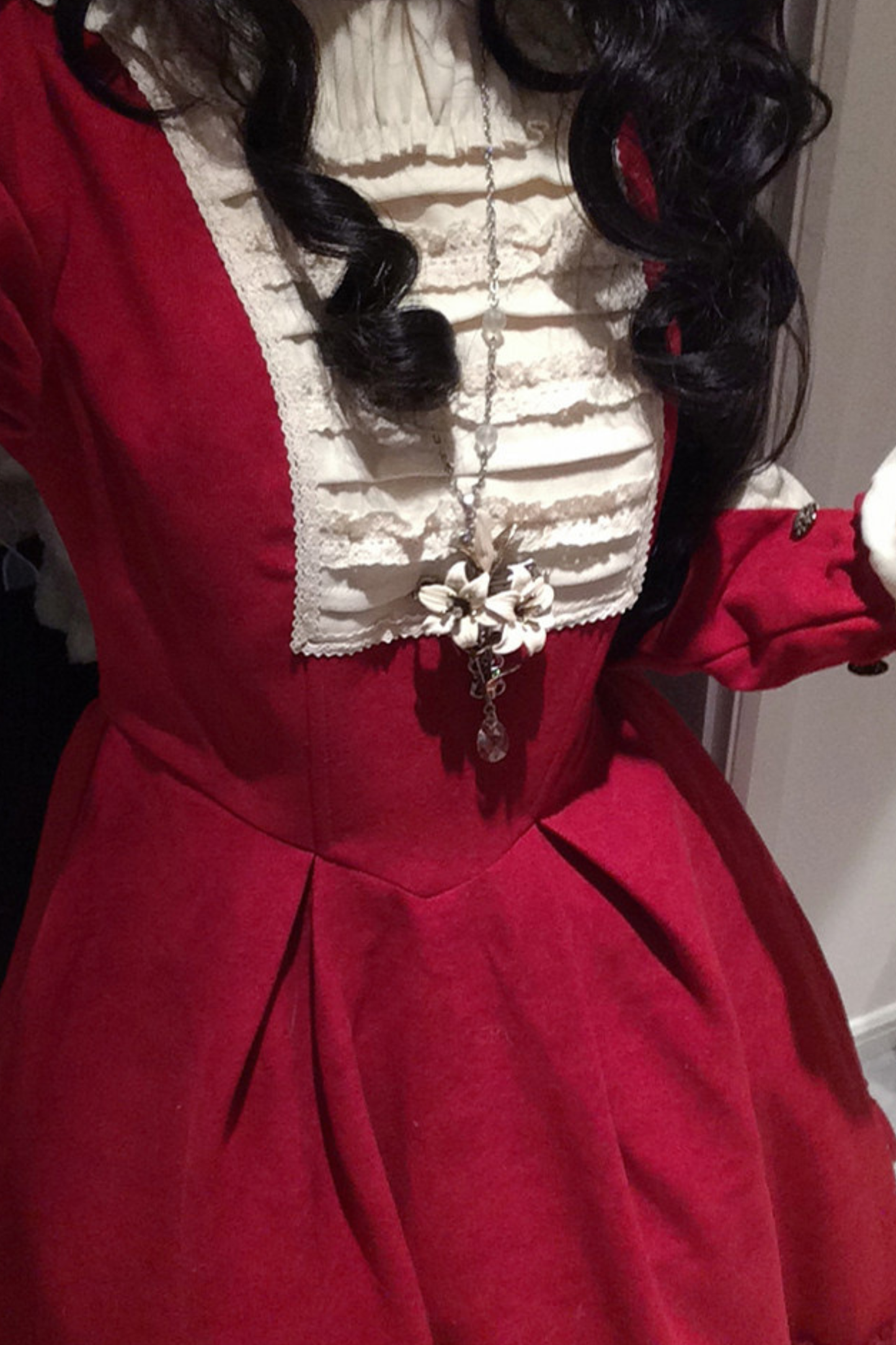 Lace Ruffle Lolita Dress + Bow