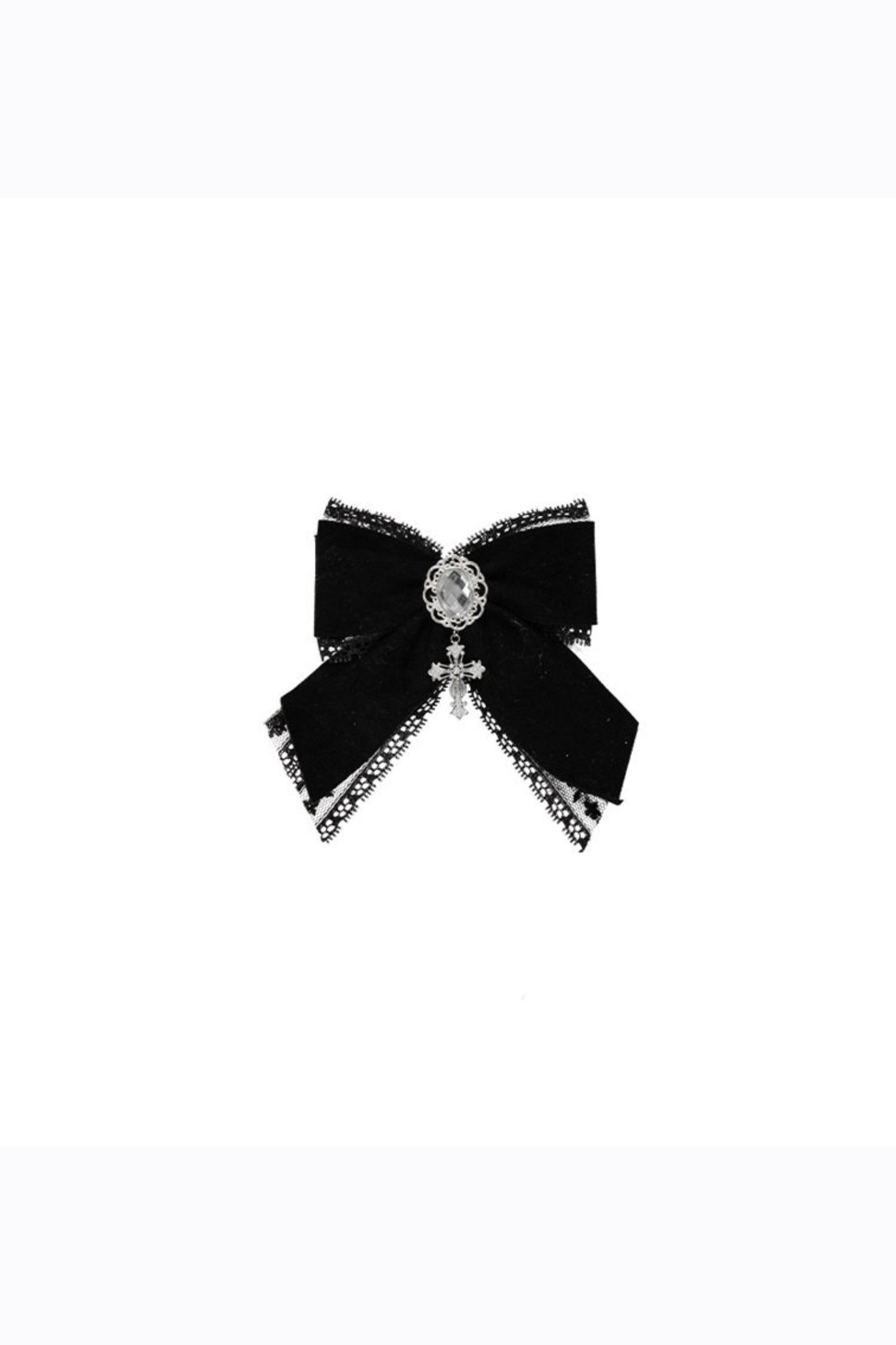 Lace-up Ribbon Lolita Dress + Brooch + Hair Clip