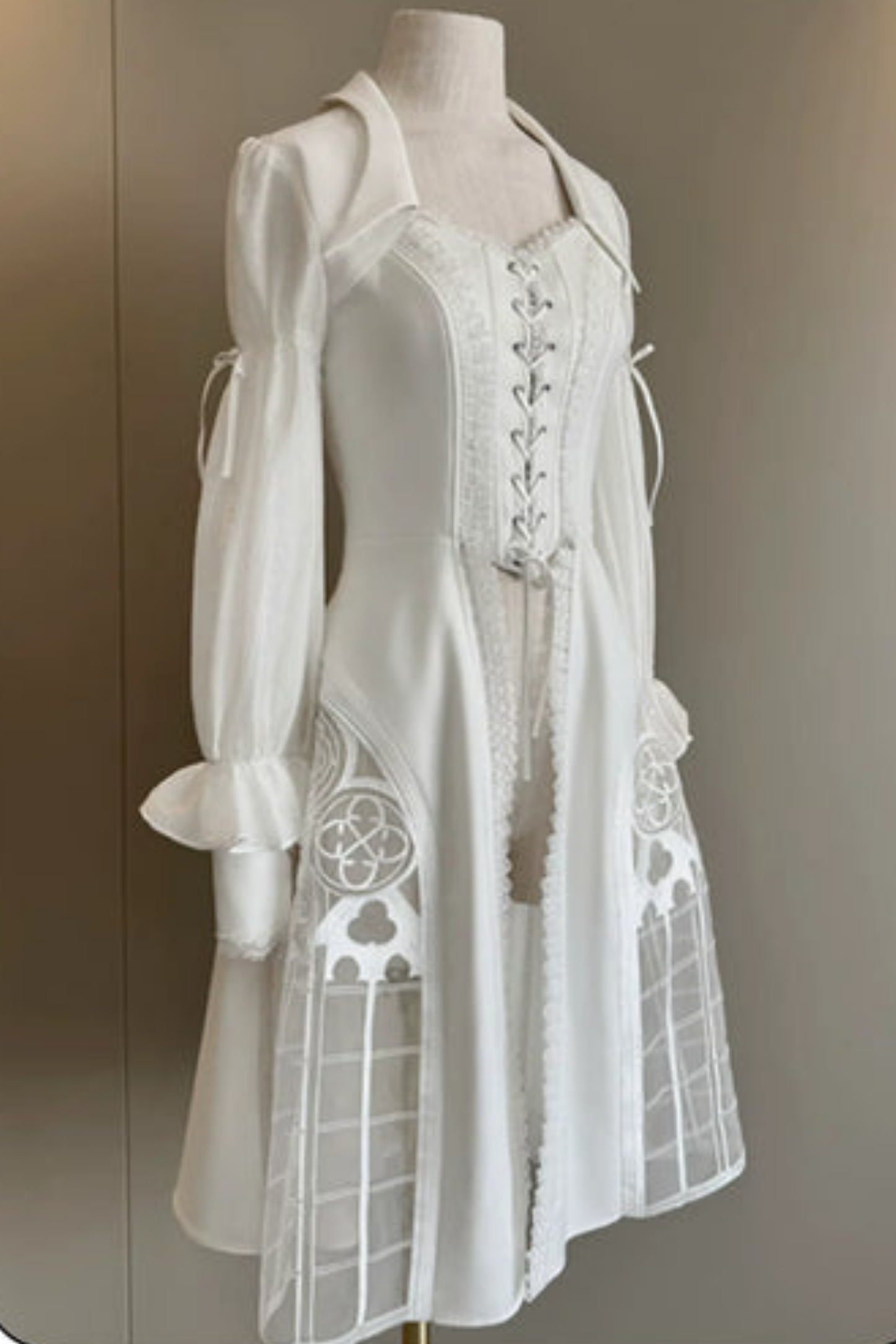 Gothic Lolita Jumper Skirt + Dark Top + Girdle