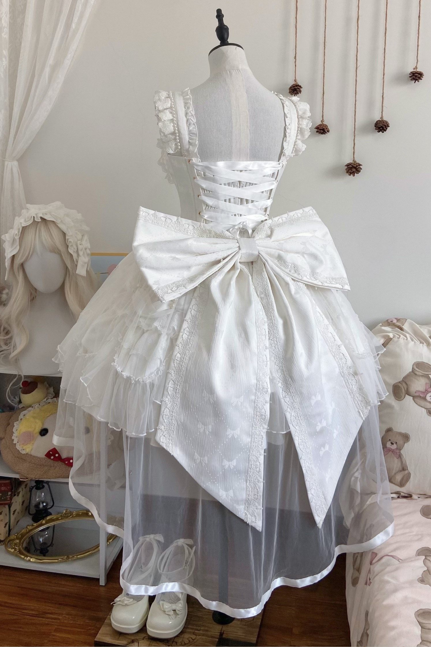Sweet Ruffle Tiered Lolita Dress