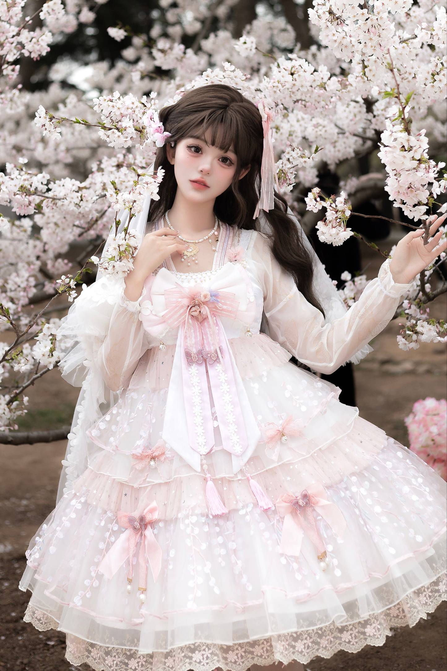 Sakura Sweet Chinese-style Lolita Dress