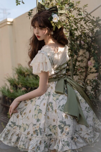 Camellia Moon River Jumper Skirt
