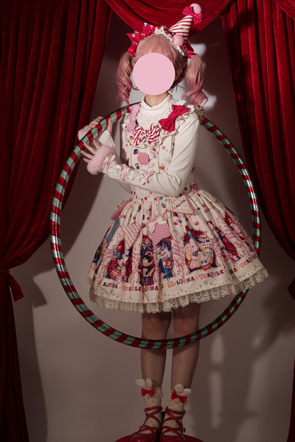 Circus Suspender Lolita Dress + Skirt