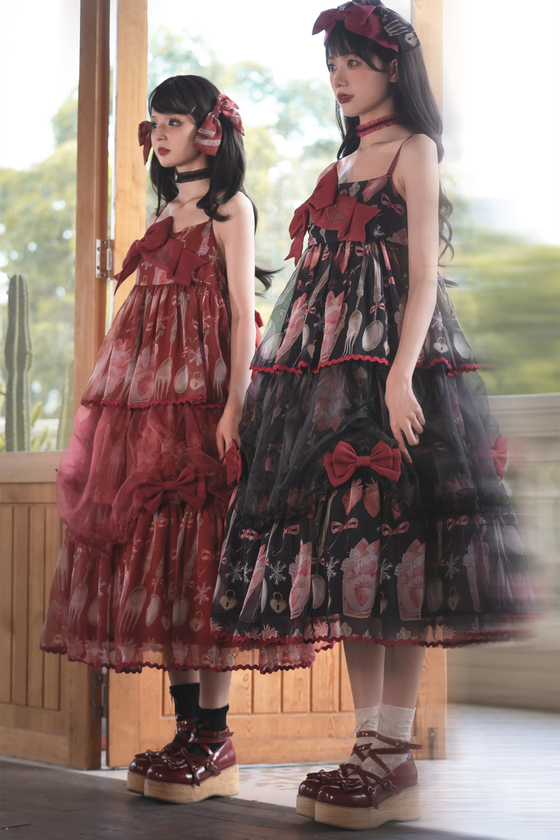 Strawberry Box Lolita Camisole Dress