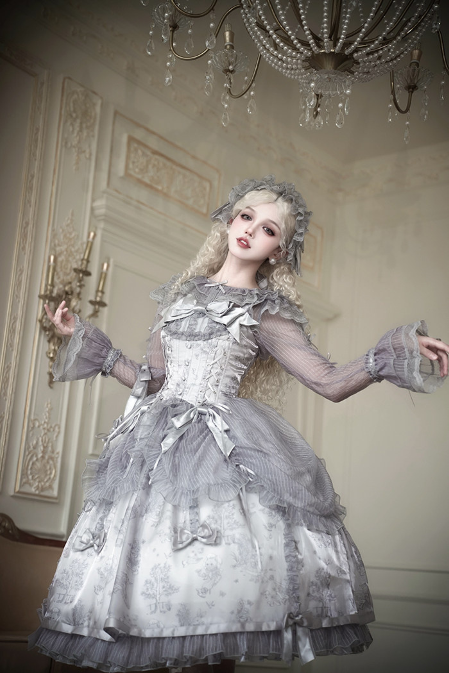 [pre-order Deadline: April 3] Gilded Fantasy Lolita Dress + Jumper Skirt