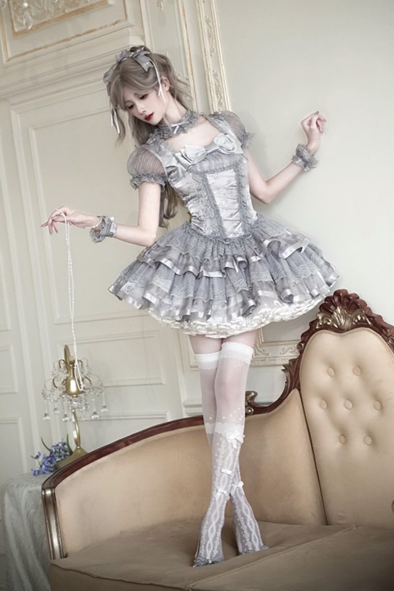 [pre-order Deadline: April 3] Gilded Fantasy Lolita Dress + Jumper Skirt