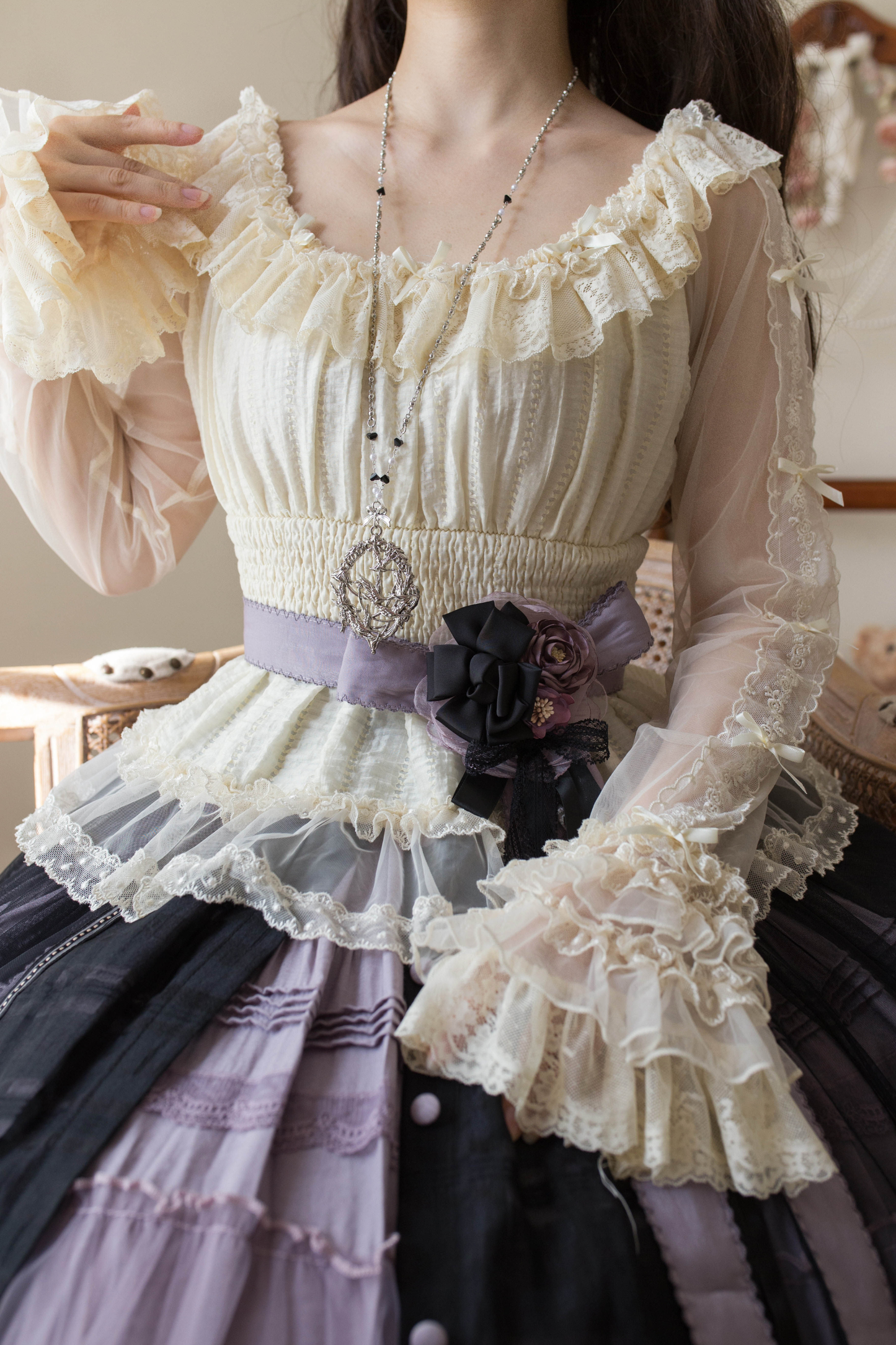 Retro Chiffon Sweet Lolita