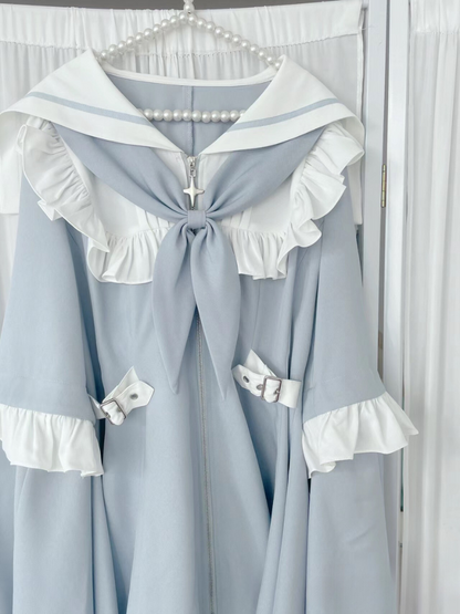 [angel Style] Aqua Medical Dress + Shorts Set