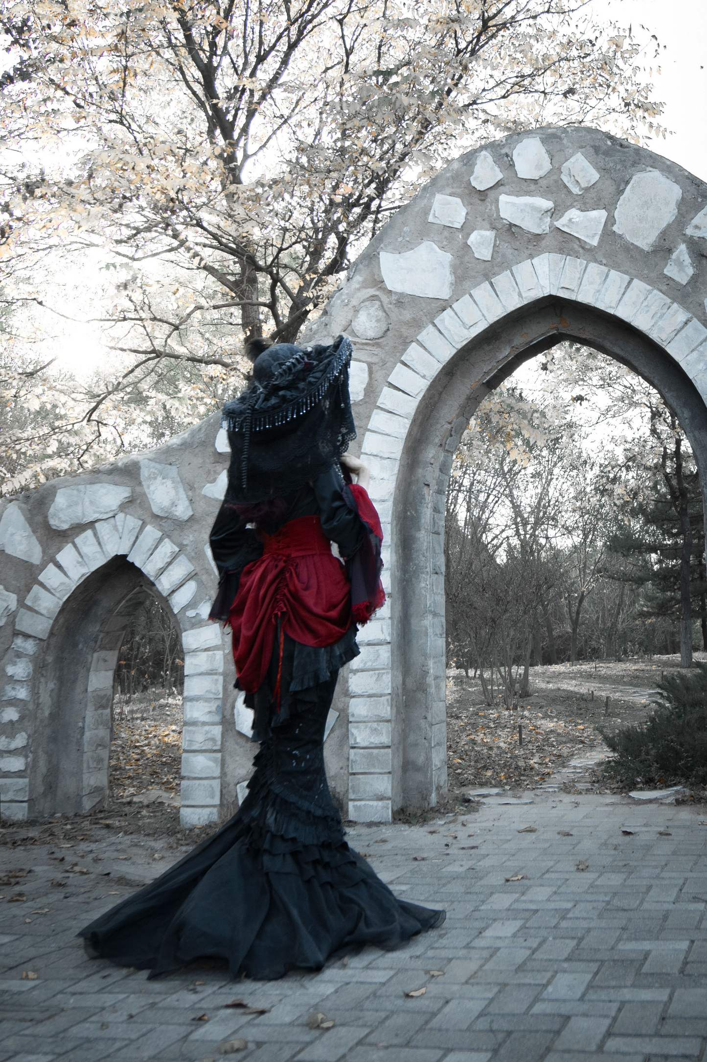 Dark Flower Gothic Lolita Set