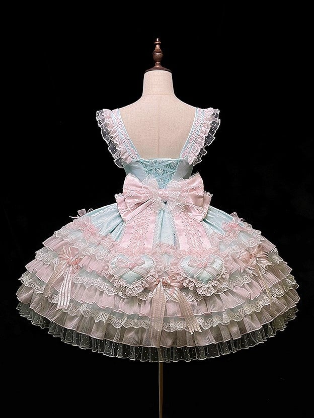 [pre-order Deadline: April 3] Pure Sweet Rose Fantasy Tiered Lolita Dress