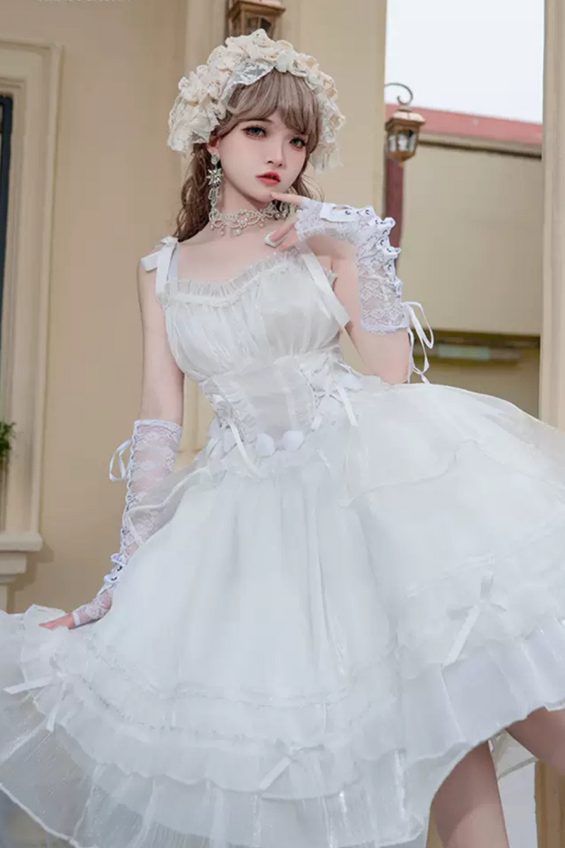 Princess White Dress