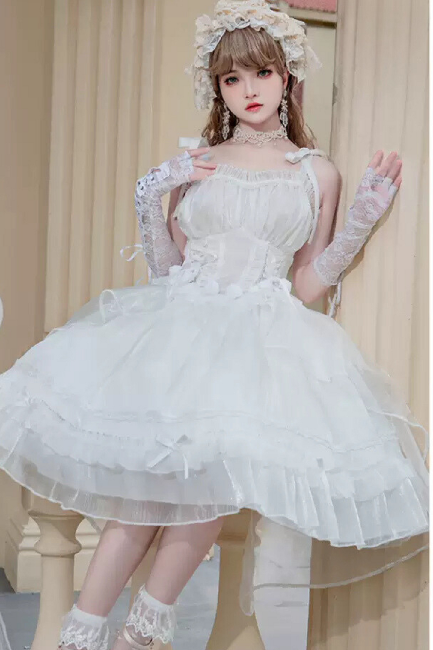 Princess White Dress