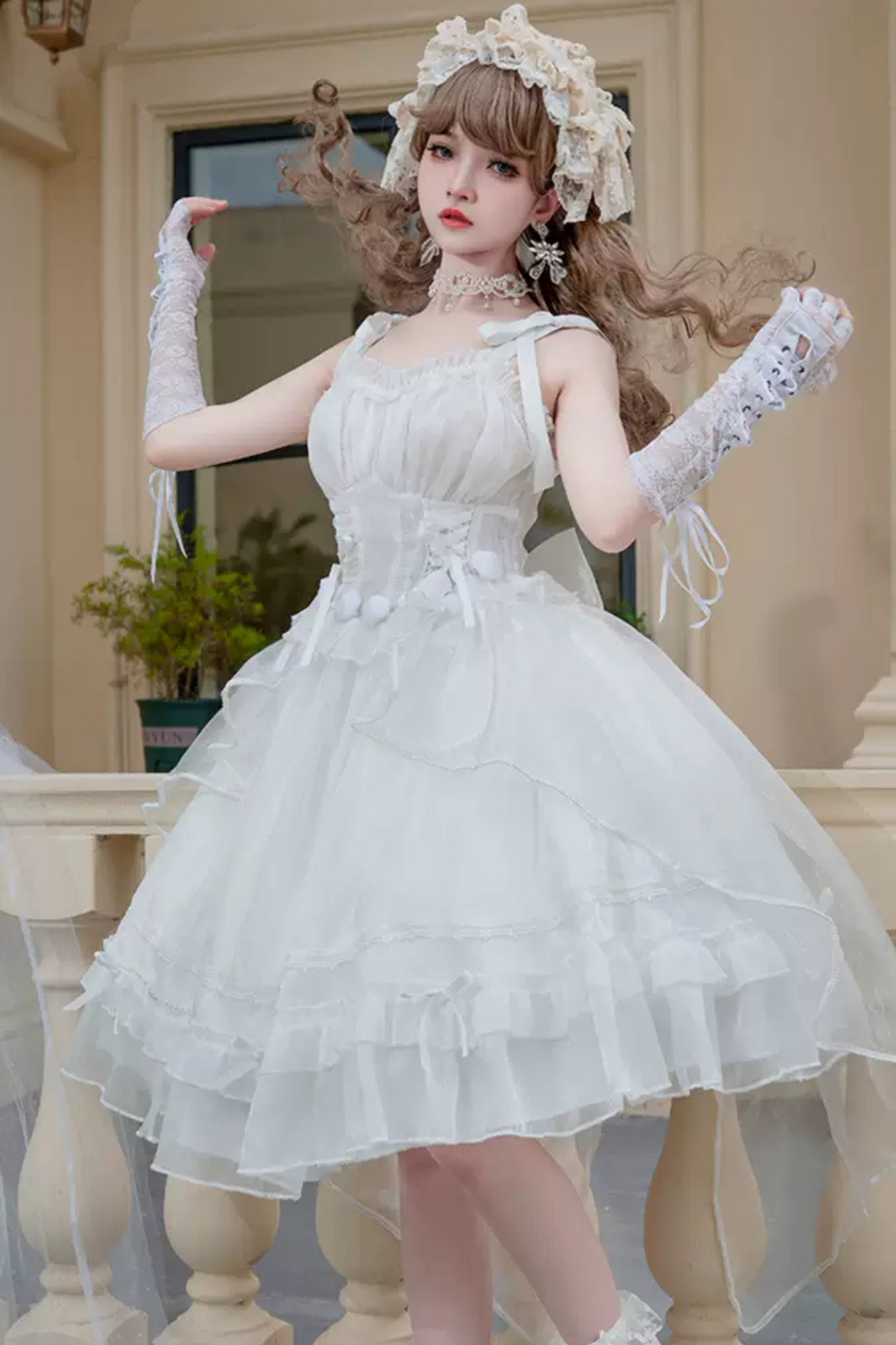 Princess White Dress