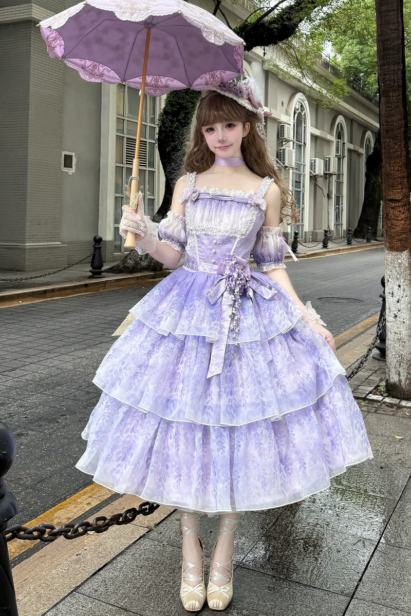 [pre-order] Ballet Style Dress + Hat + Headband + Ribbon Tail