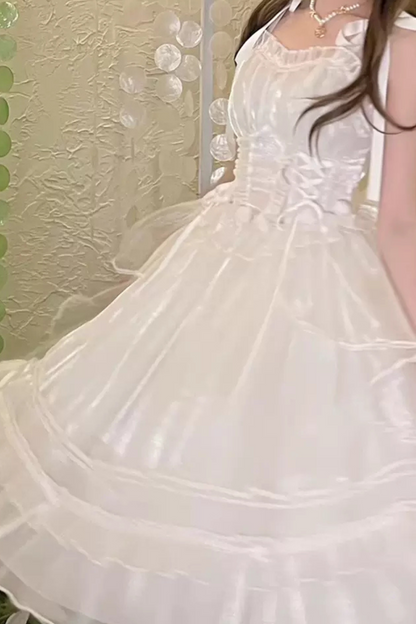 Princess White Dress