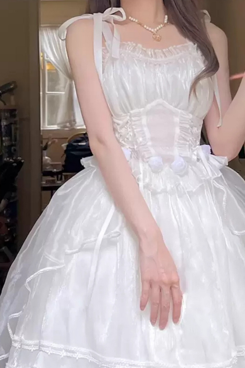 Princess White Dress