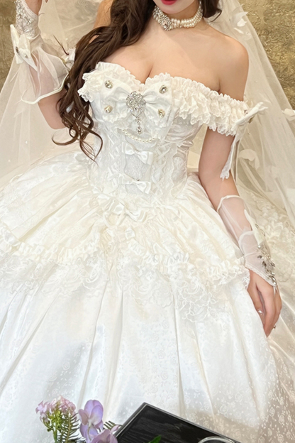 Off-shoulder Sweet Clara Lolita Dress